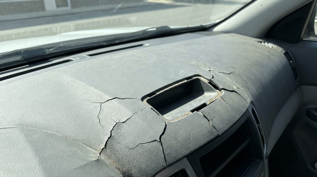 découvrez si un tableau de bord fissuré, notamment autour de l'airbag, entraîne un refus lors du contrôle technique et quelles sont les solutions possibles.