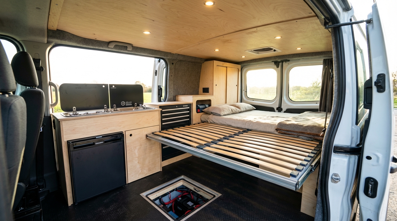 découvrez des idées d’aménagement intérieur pratiques pour le trafic 3, adaptées à un usage professionnel ou en van aménagé.