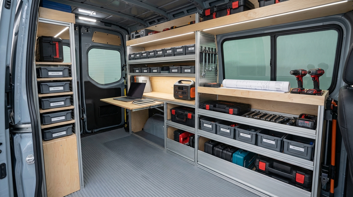 découvrez des idées d'aménagement intérieur pratiques pour votre trafic 3, adaptées à un usage professionnel ou en van aménagé.